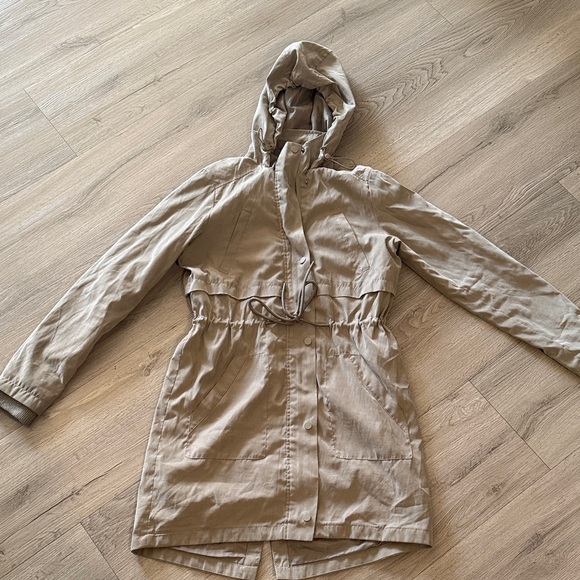 Reitmans Jackets & Blazers - Women's kaki Hooded Jacket